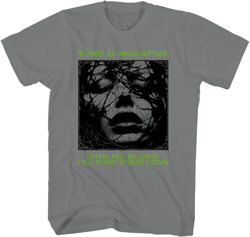 Type O Negative - Find Your Love T-Shirt - Charcoal - Adult Shirt