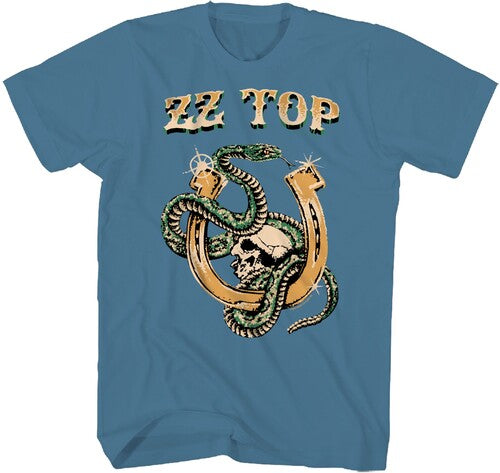 ZZ Top - Snake Skull T-Shirt - - Adult Shirt