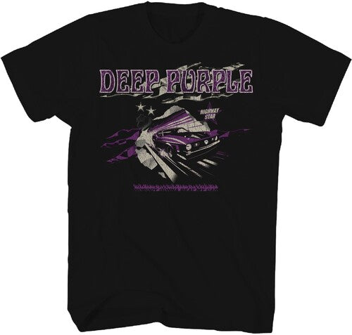 Deep Purple - Highway Star T-Shirt - Black - Adult Shirt