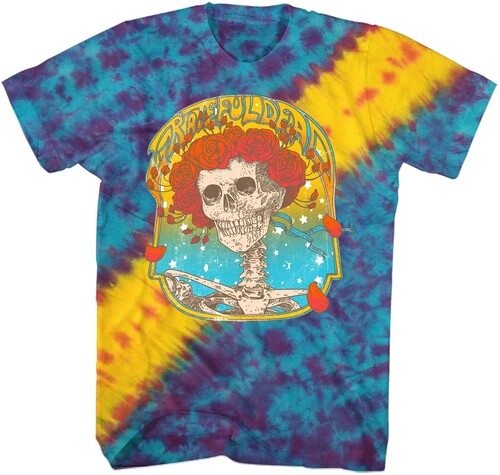 Grateful Dead - Bertha Verticle Tie Dye T-Shirt - Tie-Dye - Adult Shirt
