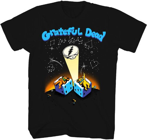 Grateful Dead - Las Vegas Sphere Bears & Dice T-Shirt - Black - Adult Shirt