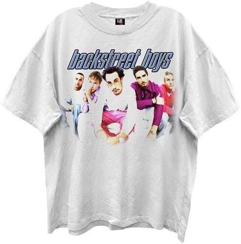 Backstreet Boys - I Want It That Way Blanc - Giant Vintage T-Shirt - White - Adult Shirt