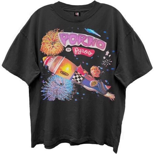 Porno for Pyros - Album Cover - Giant Vintage T-Shirt - Black - Adult Shirt