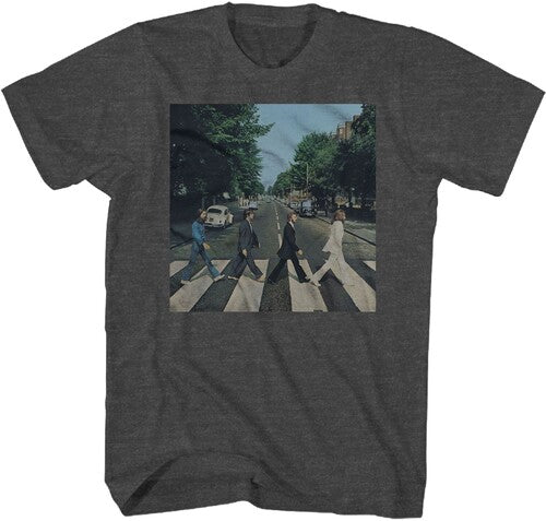 Beatles - Abbey Road T-Shirt - Charcoal - Adult Shirt