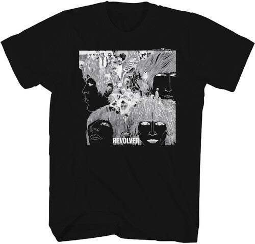 Beatles - Revolver T-Shirt - Black - Adult Shirt