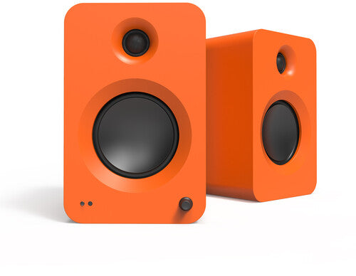Kanto Renmo Bluetooth Bookshelf Speakers 200W Orng - Kanto RENMO Bluetooth Powered Bookshelf Speakers 200 Watts (Matte Orange)