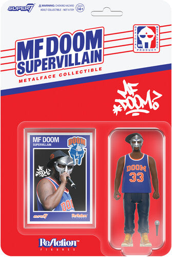 Mf Doom Reaction Figures Wave 03 - Mf Doom (Nyc) - Super7 - MF DOOM - ReAction Figures Wv3 - MF DOOM (NYC)