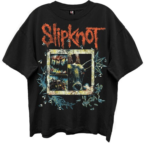 Slipknot - Evergreen - Giant Vintage T-Shirt - Limo Black - Adult Shirt