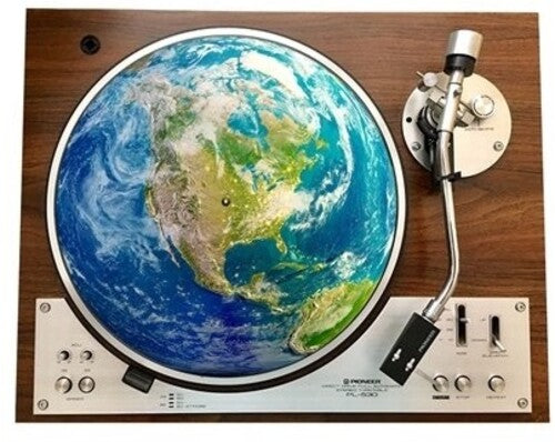 Bluescentric - Planet Earth North America Turntable Slip Mat