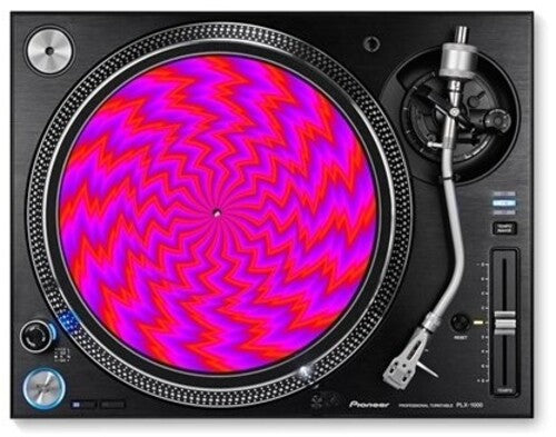 Bluescentric - Optical Illusion Hot Pink Electric Trntbl Slip Mat
