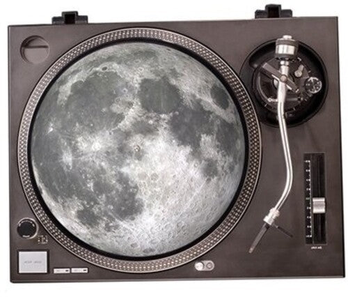 Bluescentric - 3d Moon Vinyl Record Graphic Turntable Slip Mat