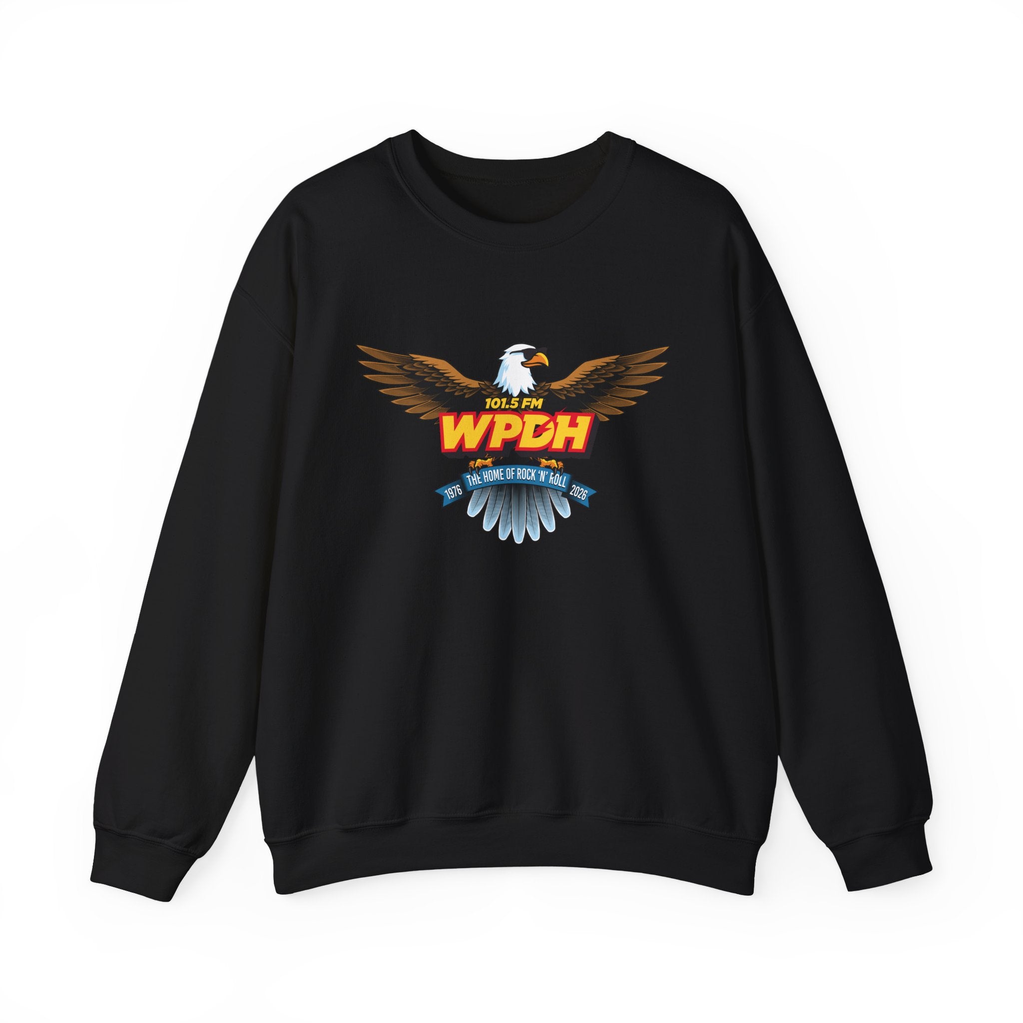 WPDH 50th Anniversary Logo Unisex Heavy Blend™ Crewneck Sweatshirt