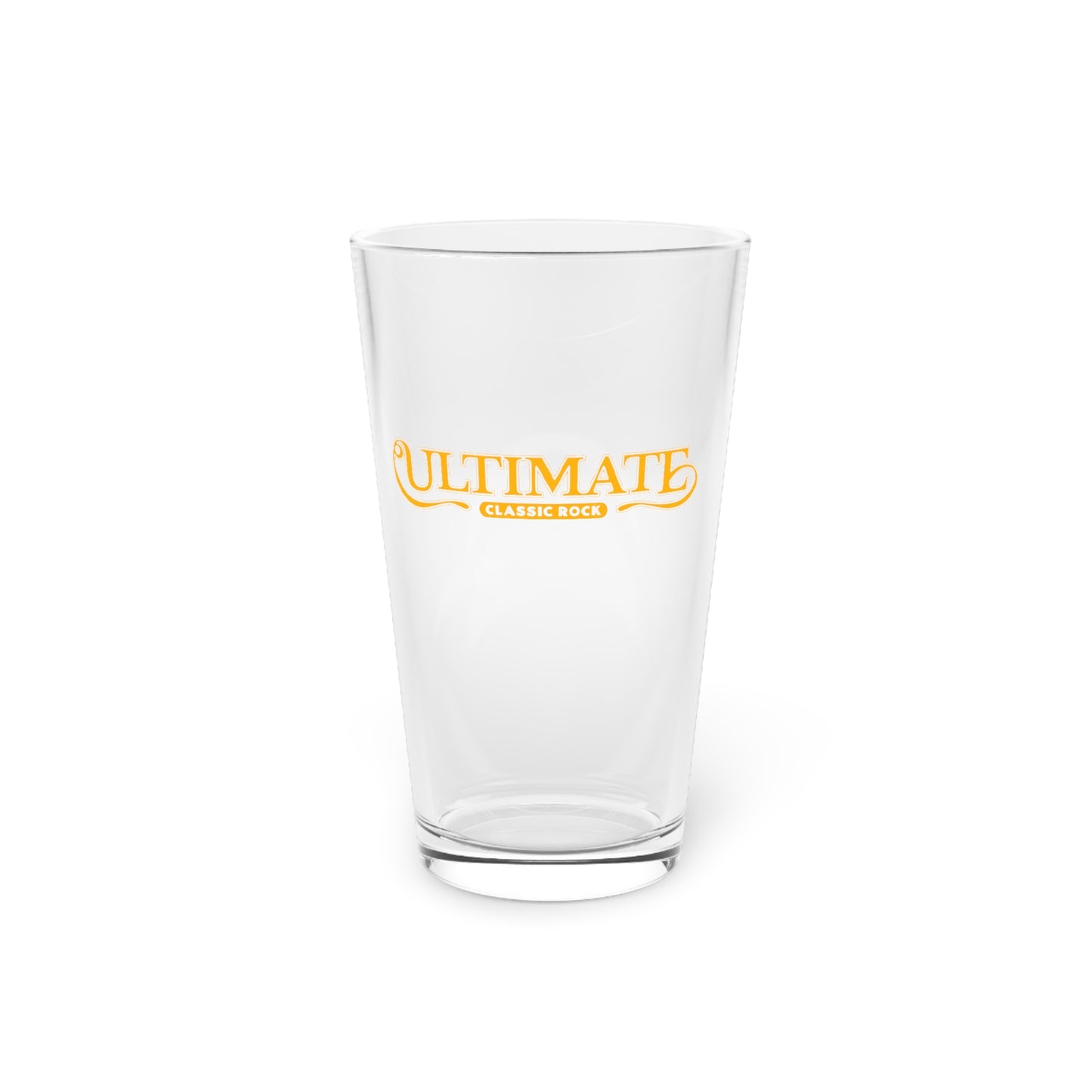 Ultimate Classic Rock Archive Pint Glass (Yellow)