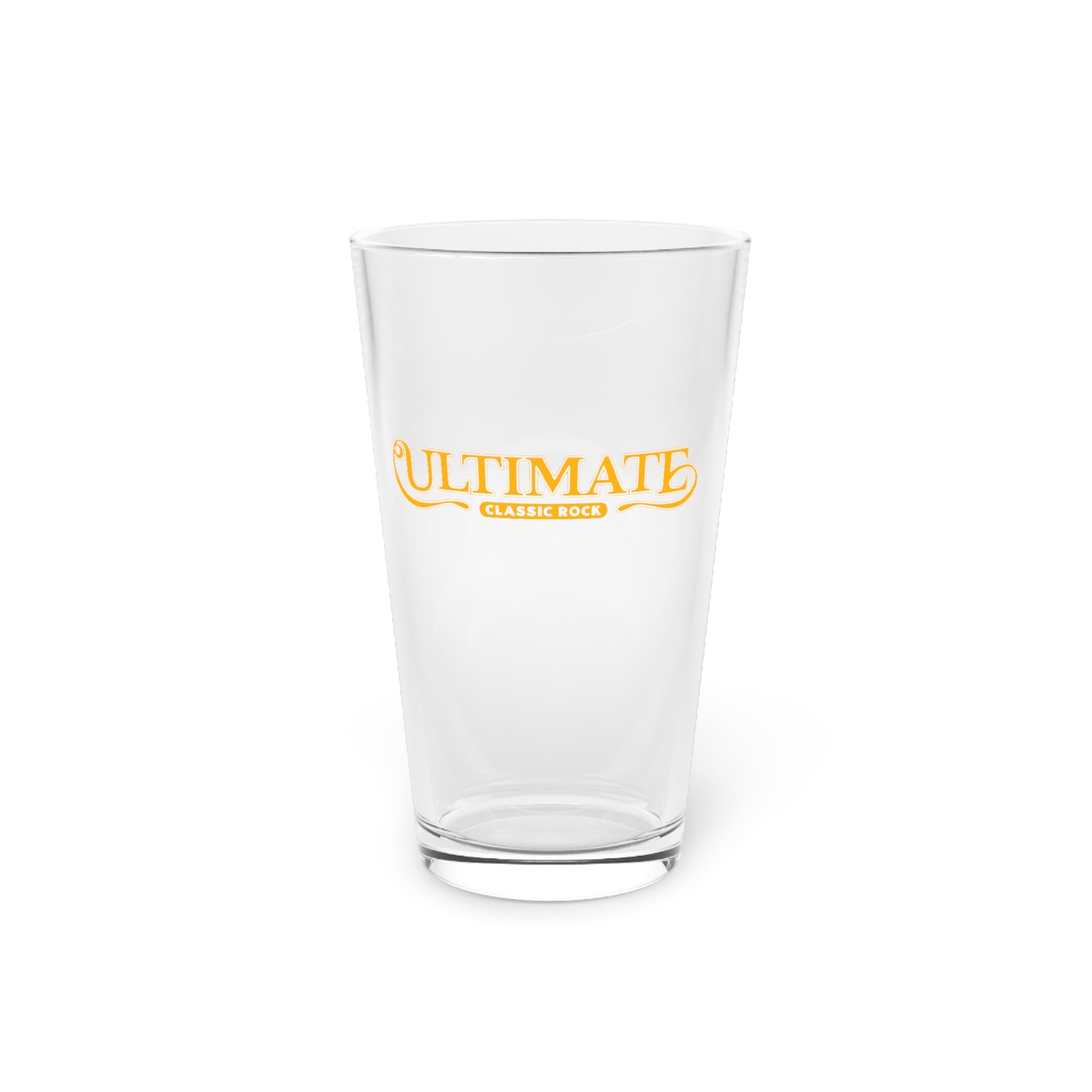 Ultimate Classic Rock Archive Pint Glass (Yellow)