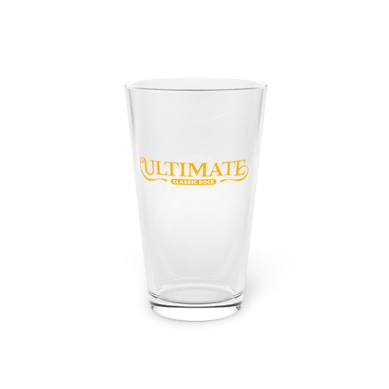 Ultimate Classic Rock Archive Pint Glass (Yellow)