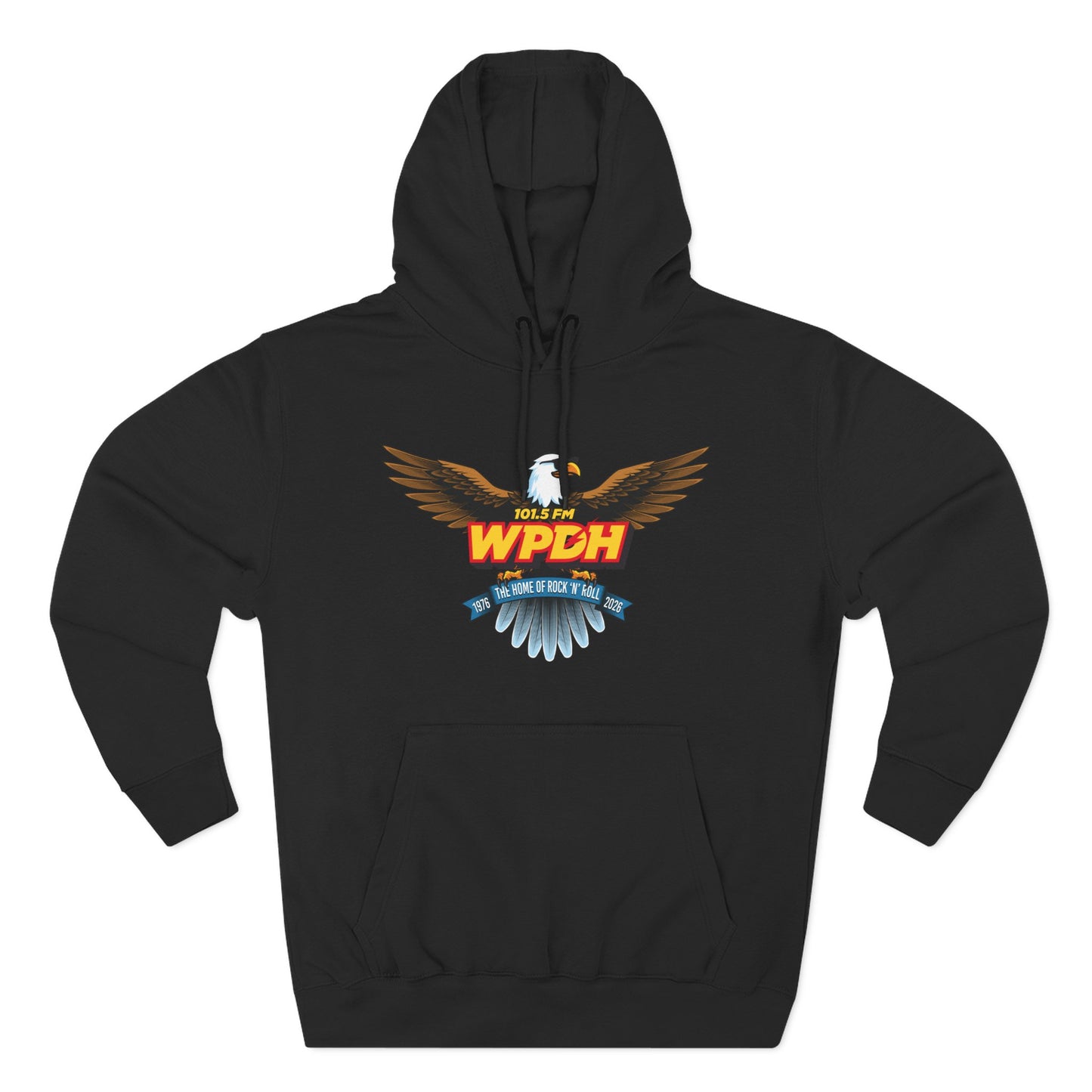 WPDH 50th Anniversary Three-Panel Fleece Hoodie