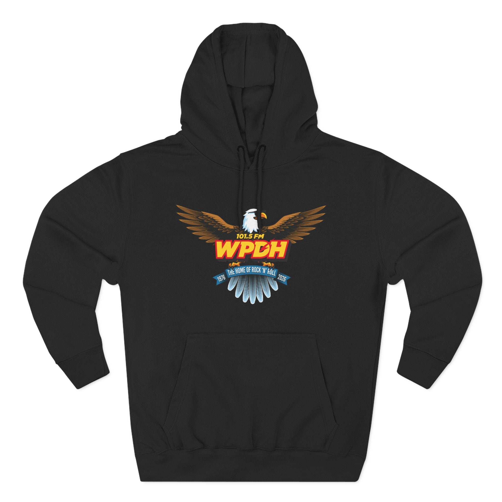 WPDH 50th Anniversary Three-Panel Fleece Hoodie