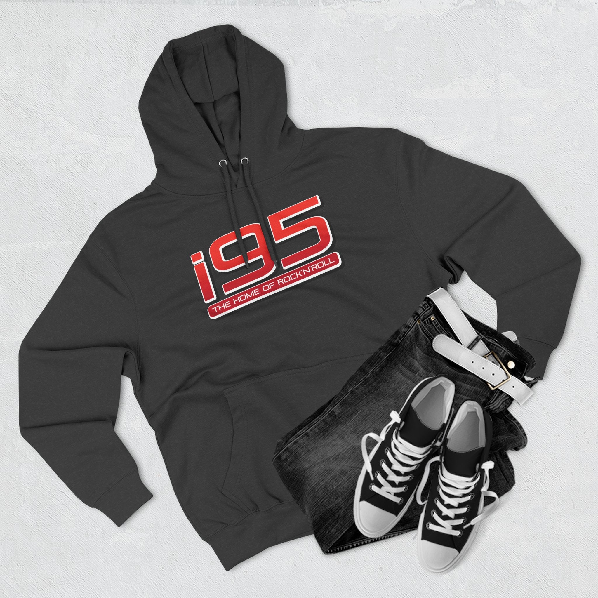 i95 Rock Three-Panel Fleece Hoodie