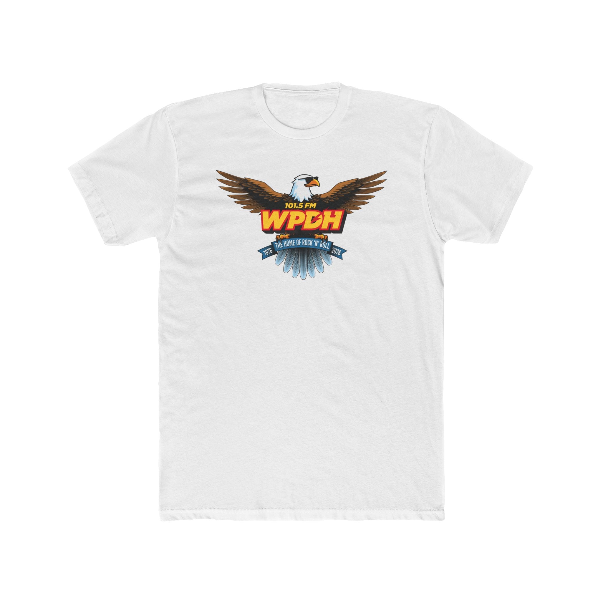 WPDH 50th Anniversary Unisex Cotton Crew Tee