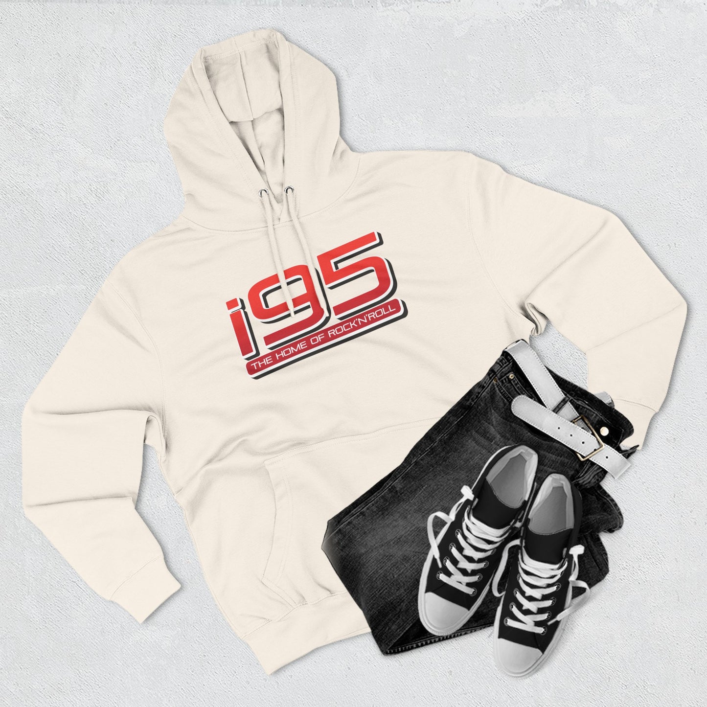 i95 Rock Three-Panel Fleece Hoodie