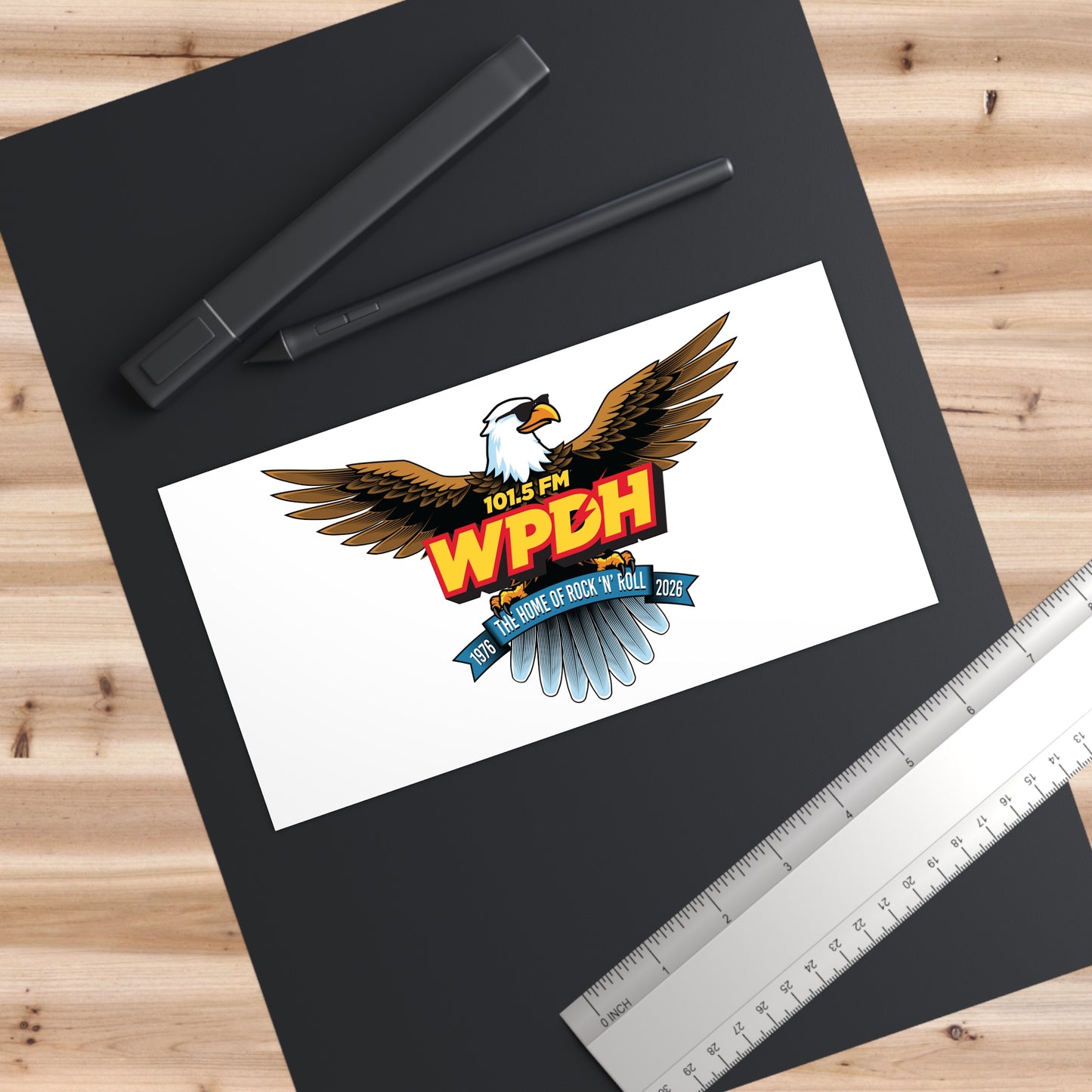 WPDH 50th Anniversary Bumper Stickers