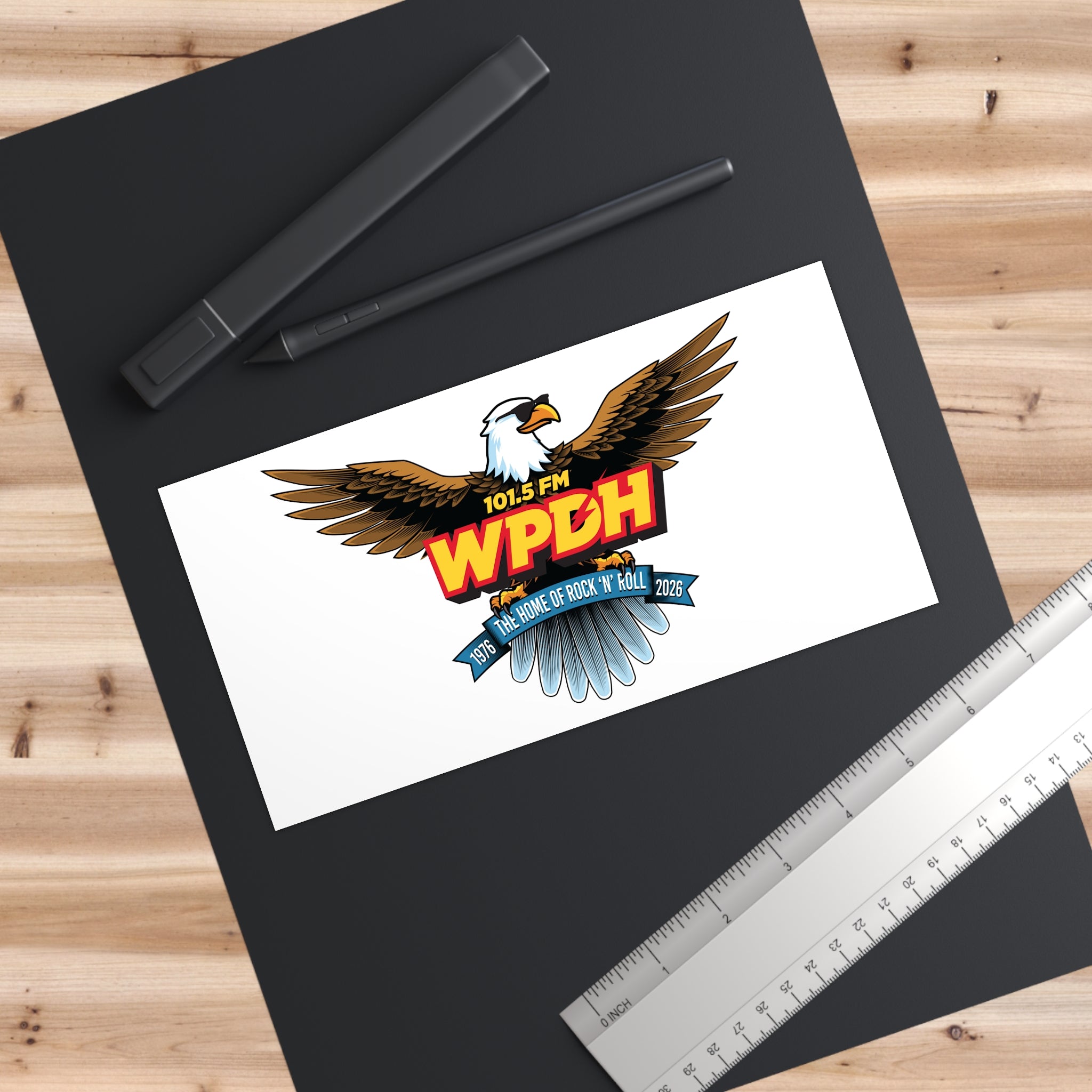 WPDH 50th Anniversary Bumper Stickers