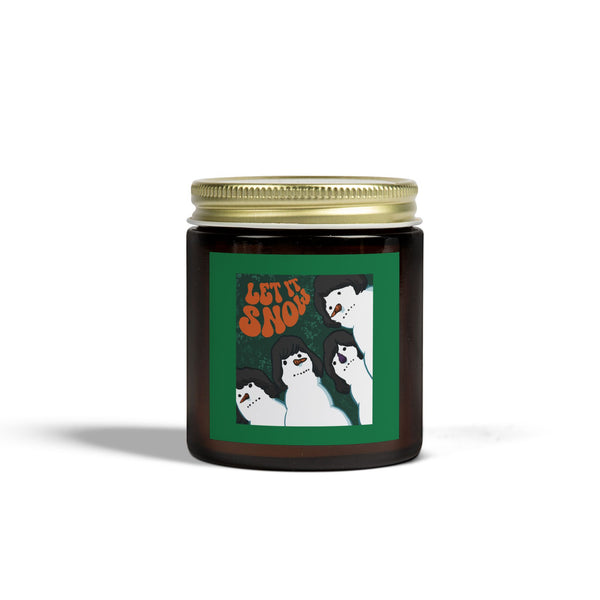 Let it Snow Candle