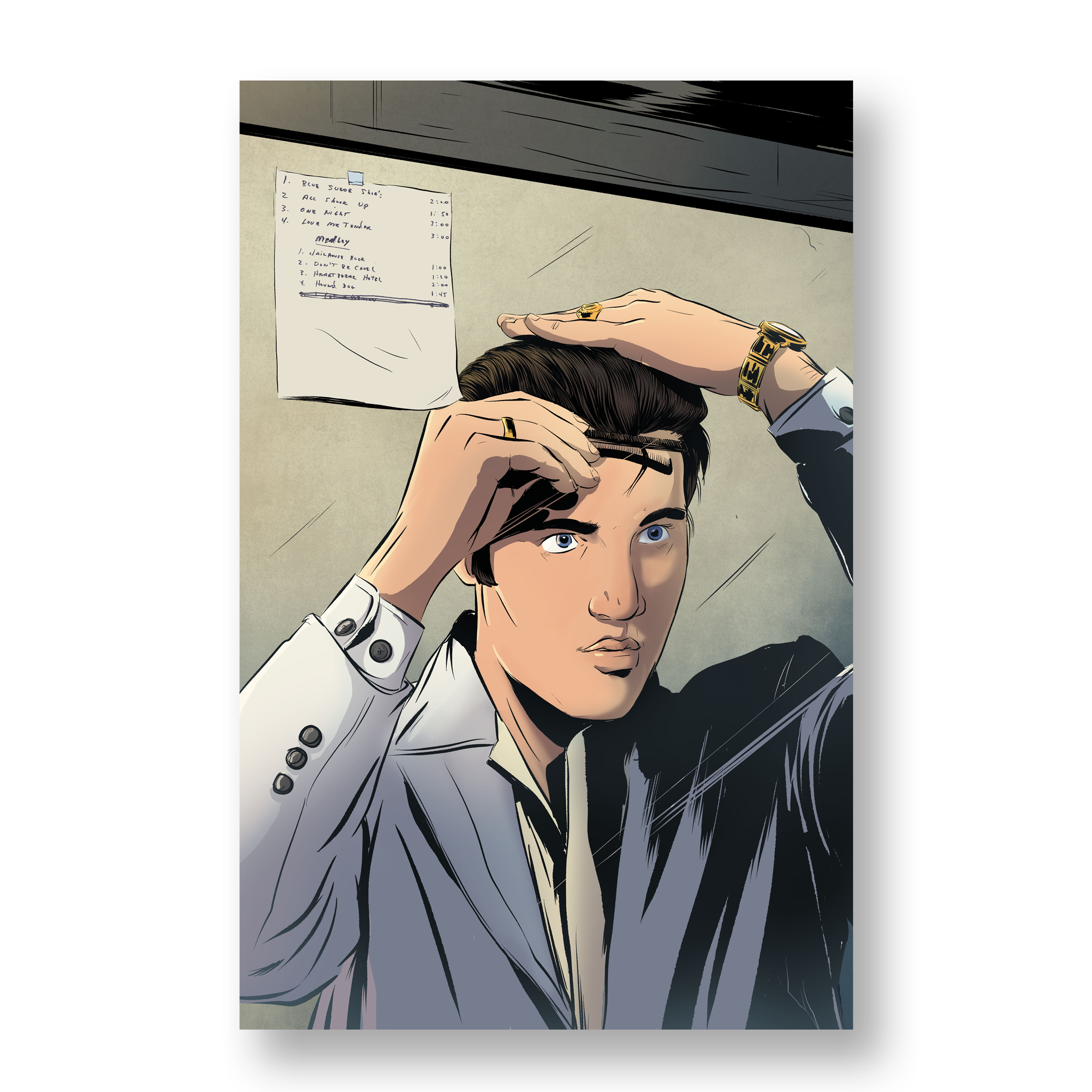 Elvis: The Official Graphic Novel SIGNED Super Deluxe Edition