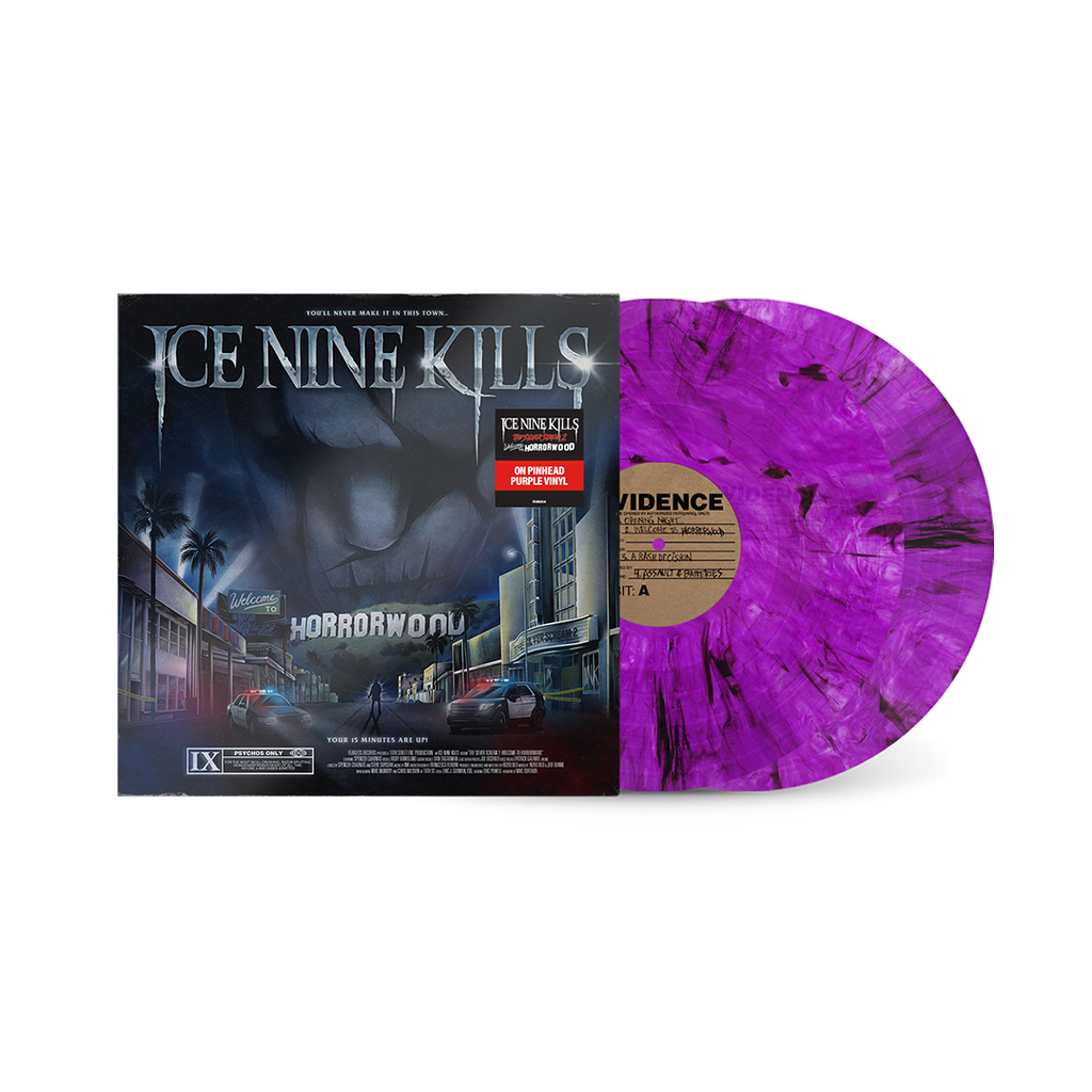 Ice Nine Kills - Welcome to Horrorwood Exclusive Purple Splatter Vinyl 2-LP