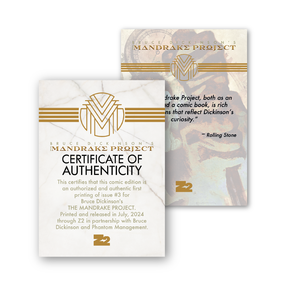 Bruce Dickinson's THE MANDRAKE PROJECT: Issue 3 - Standard Edition