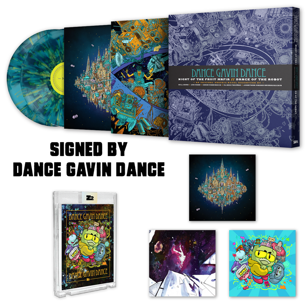 Dance Gavin Dance: Night of the Fruit Mafia // Dance of the Robot - Graphic Novel (Signed Platinum Edition)