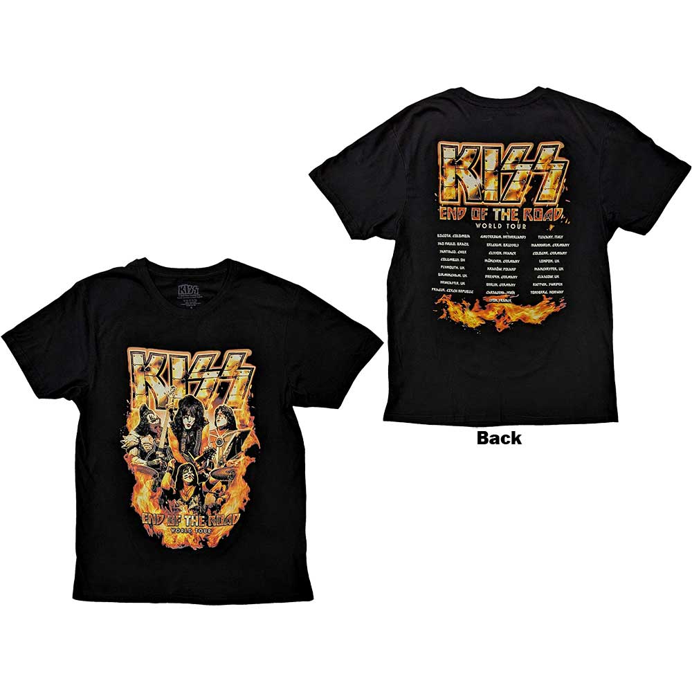 Kiss End Of The Road Tour Orange [T-Shirt]
