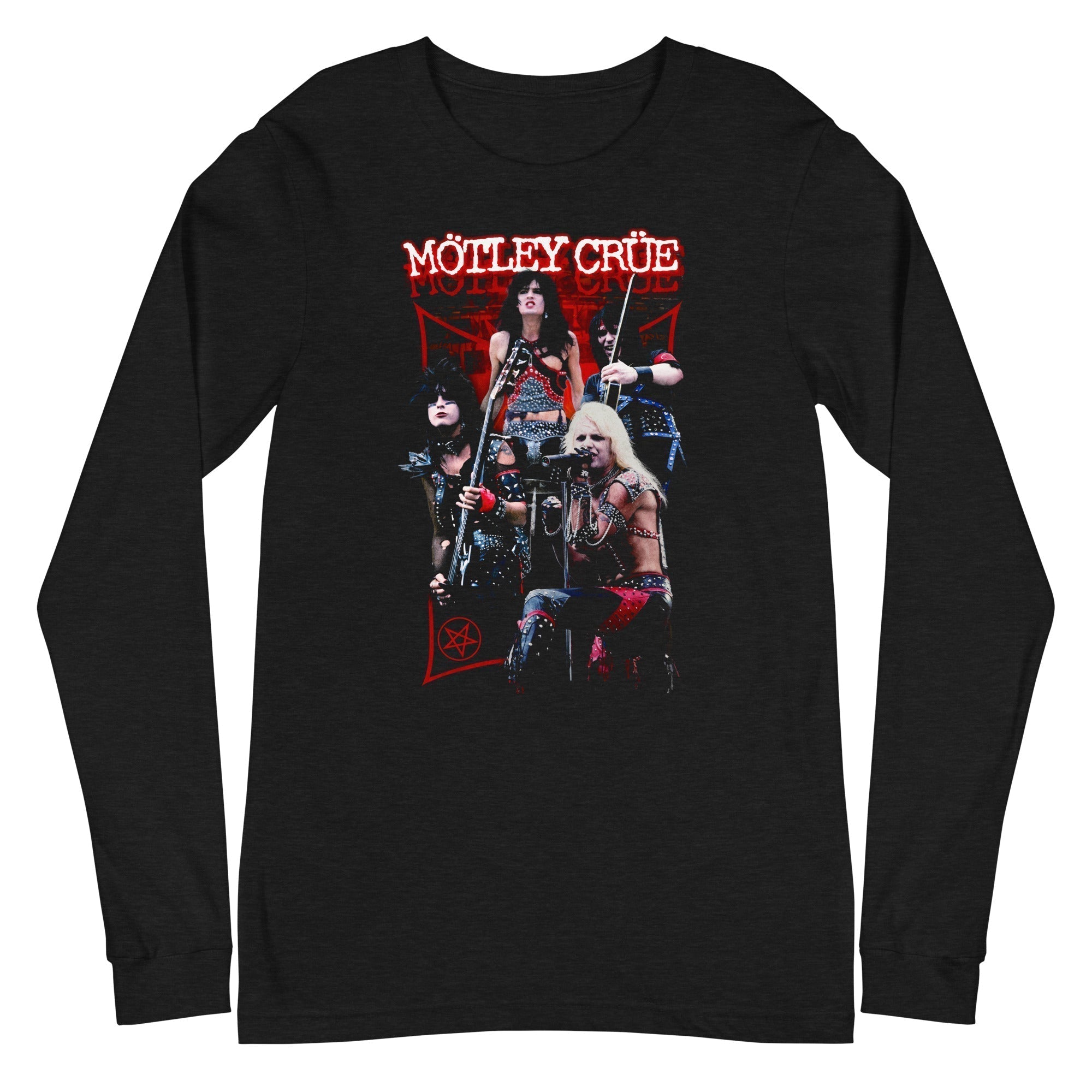 MERCHMOMENT Motley Crue - Live Long Sleeve T-Shirt [Apparel]