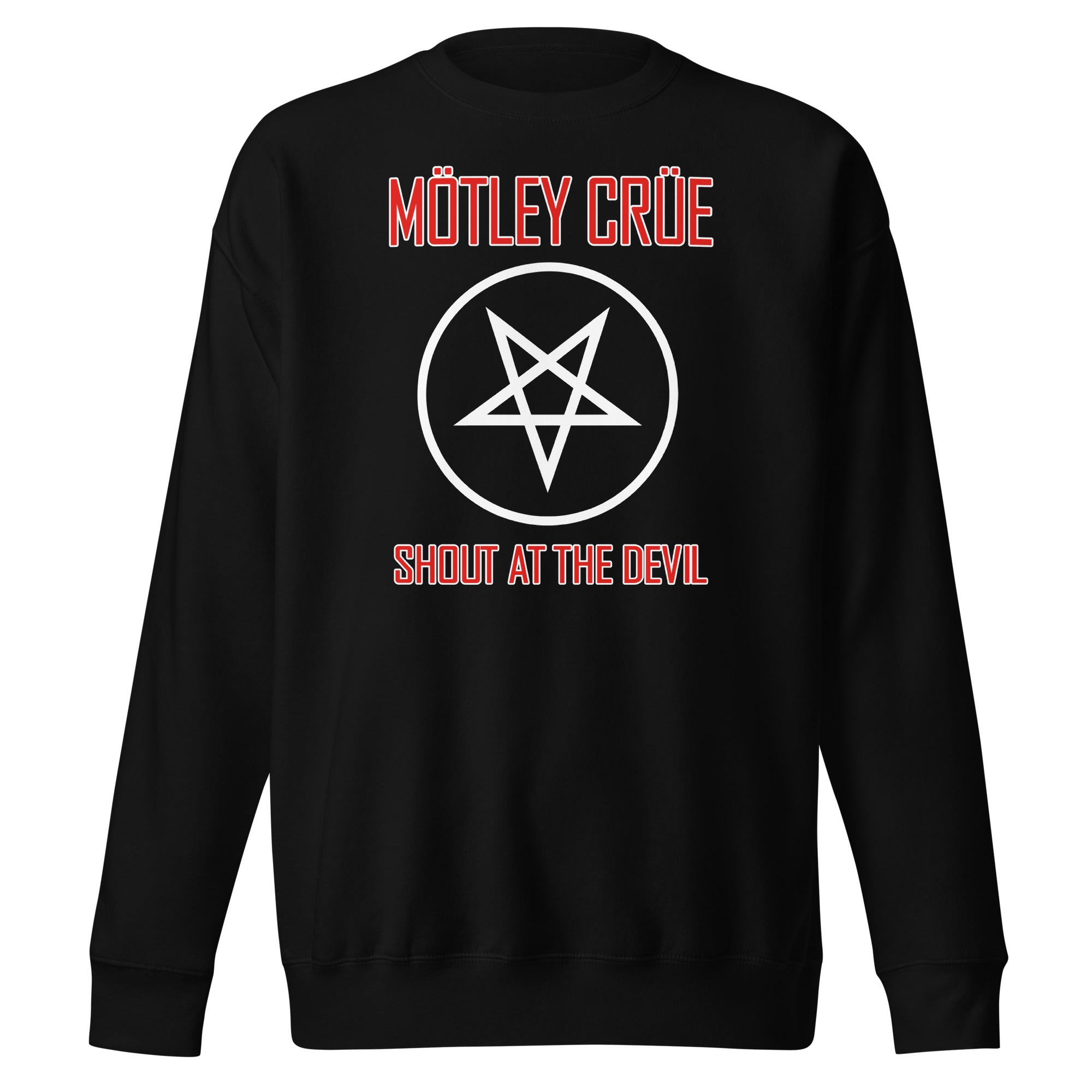 MERCHMOMENT Motley Crue - Pentagram Shout Sweatshirt [Apparel]