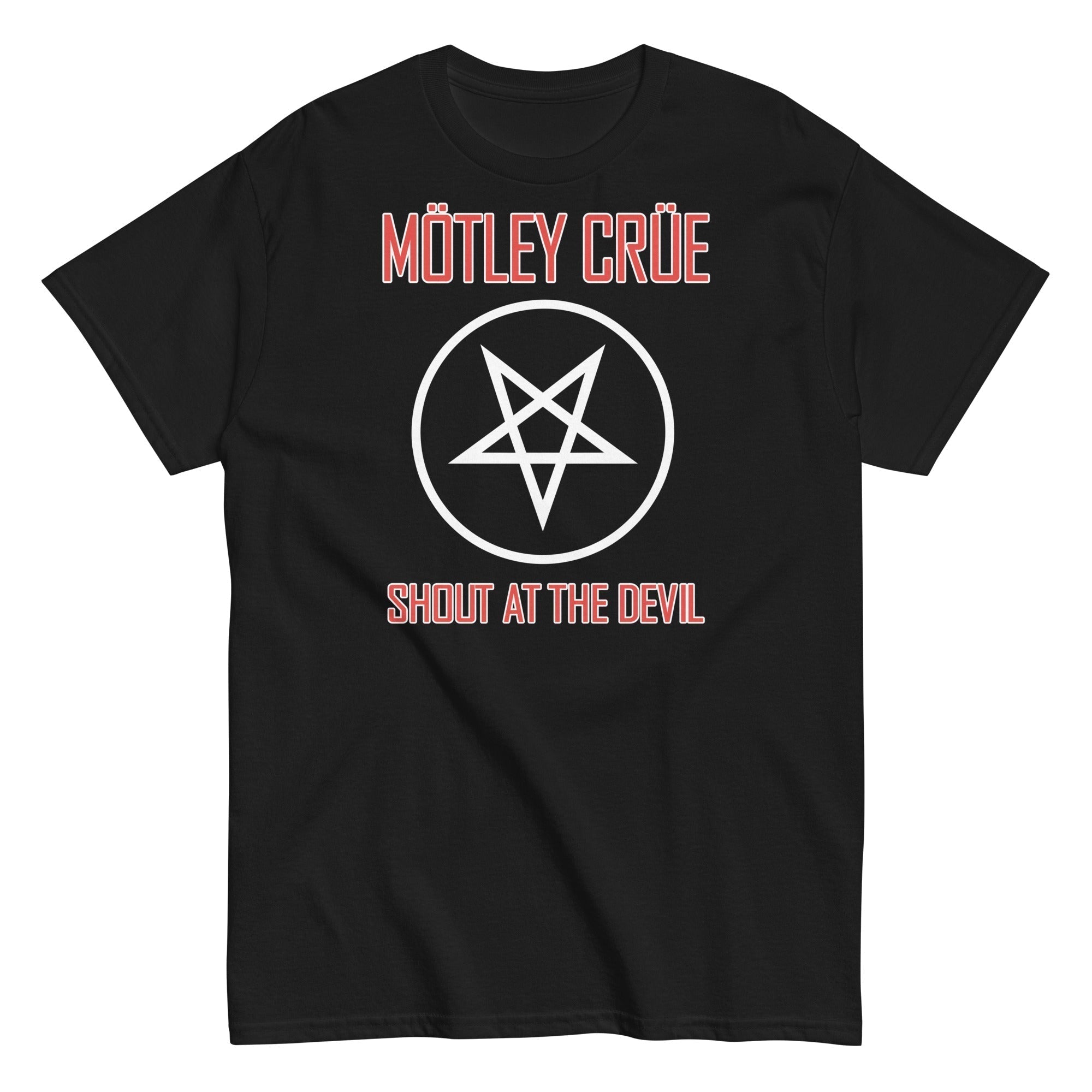 MERCHMOMENT Motley Crue - Pentagram Shout T-Shirt [Apparel]