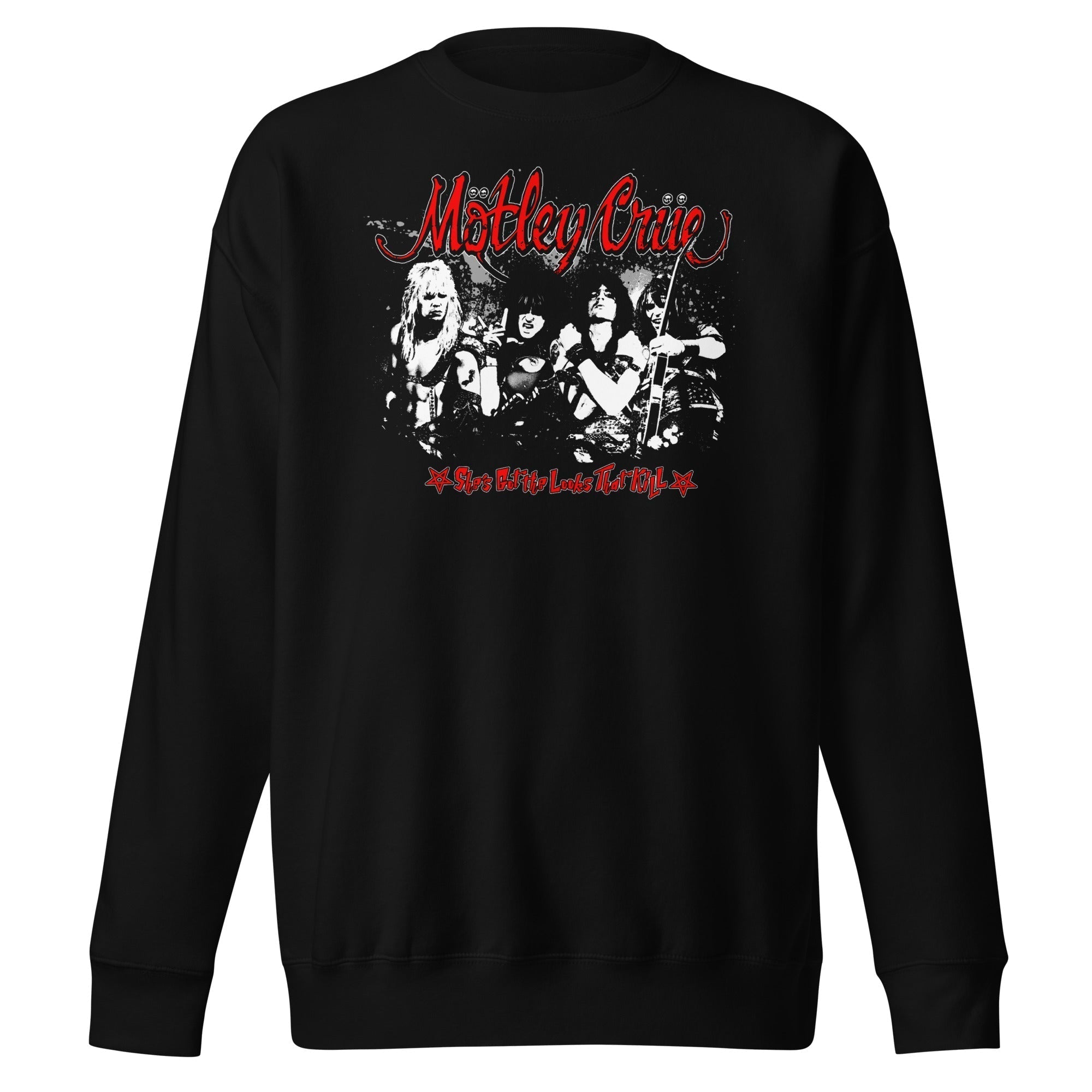 MERCHMOMENT Motley Crue - She's Got the Looks Sweatshirt [Apparel]