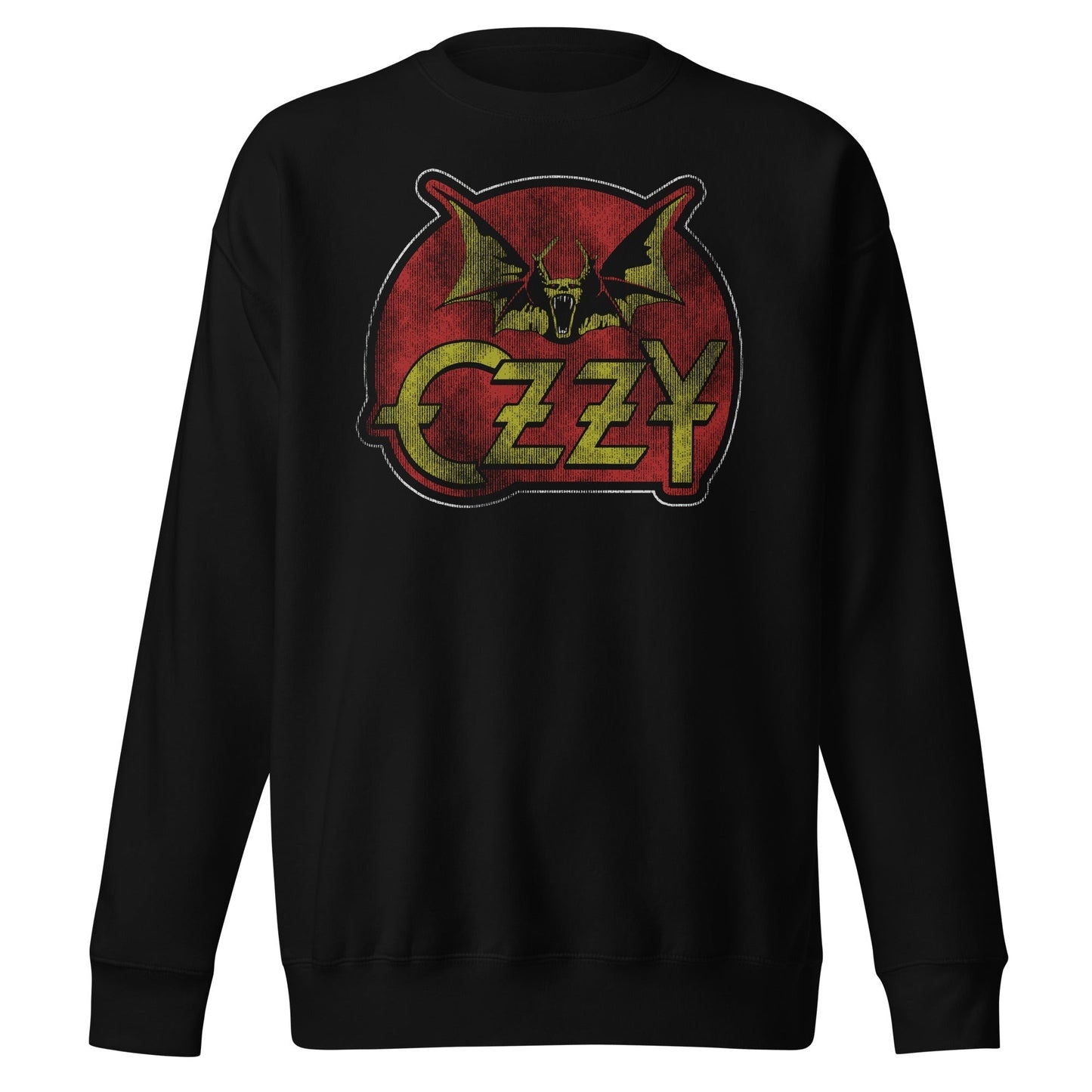MERCHMOMENT Ozzy Osbourne - Flaming Bat Sweatshirt [Apparel]
