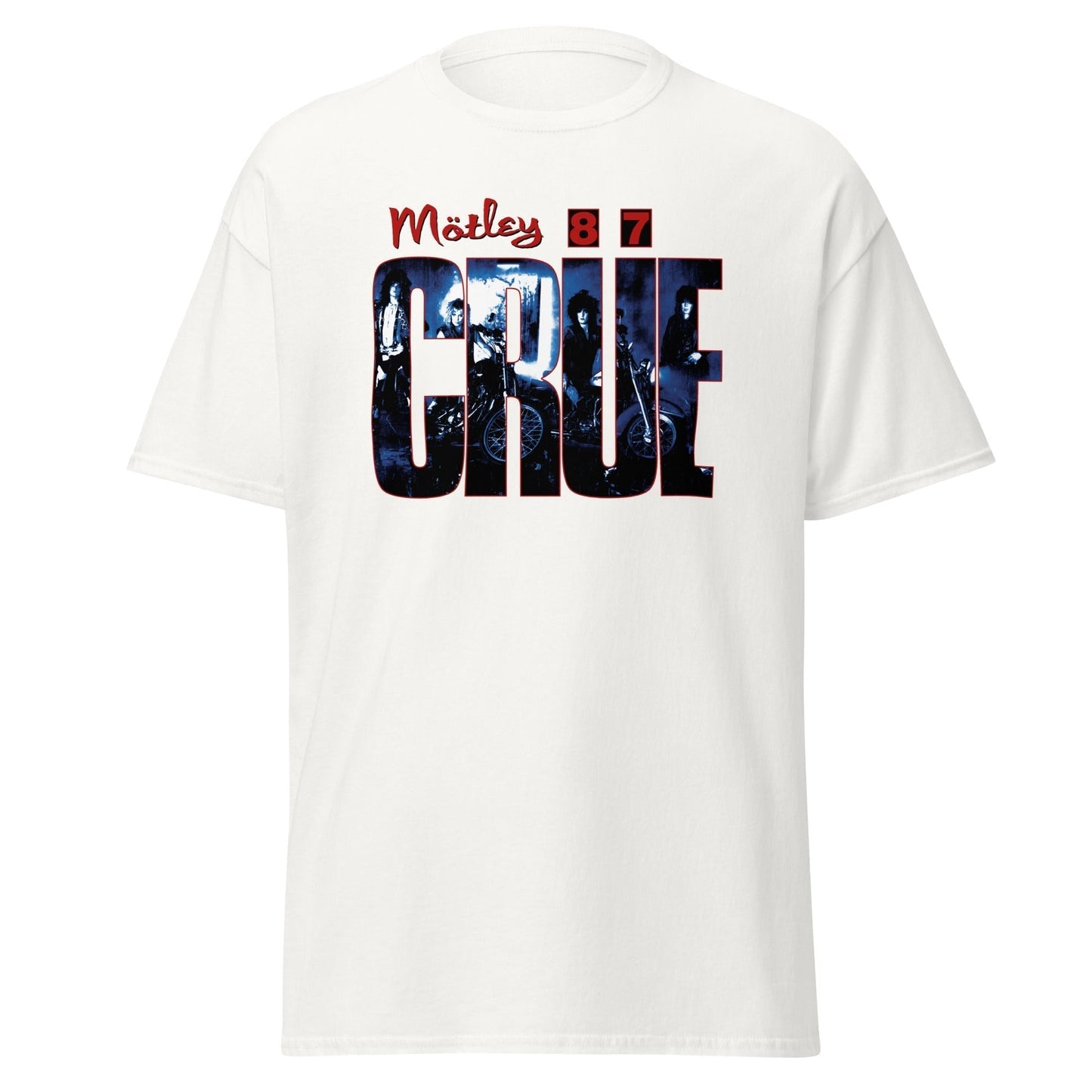 MERCHMOMENT Motley Crue - 1987 Tour Vintage Jumbo Print T-Shirt [Apparel]
