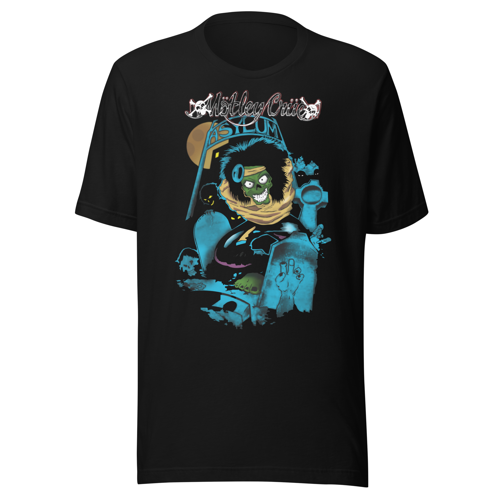 MERCHMOMENT Motley Crue Asylum Vintage T-Shirt [Apparel]