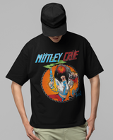 MERCHMOMENT Motley Crue Smoking Allister Jumbo Print T-shirt [Apparel]