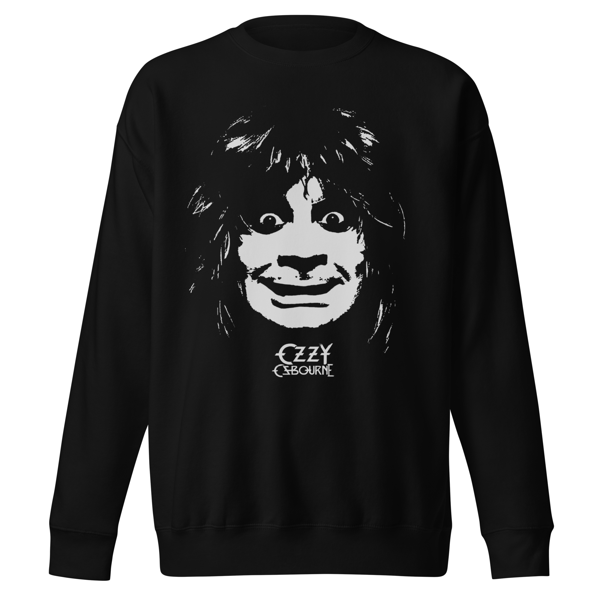 MERCHMOMENT Ozzy Osbourne - Hello Jumbo Print Sweatshirt [Apparel]