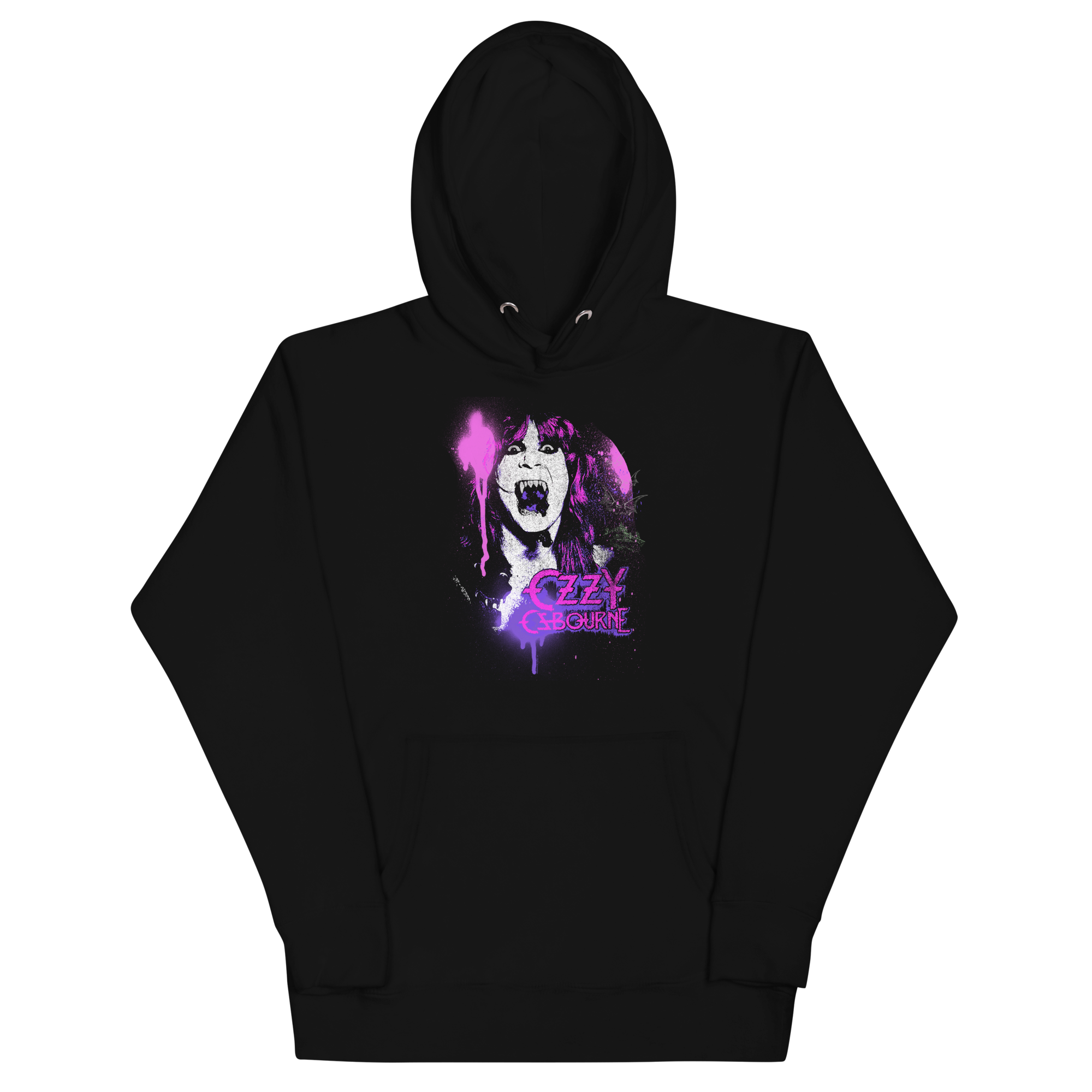MERCHMOMENT Ozzy Osbourne Purple Screaming Classic Hoodie [Apparel]