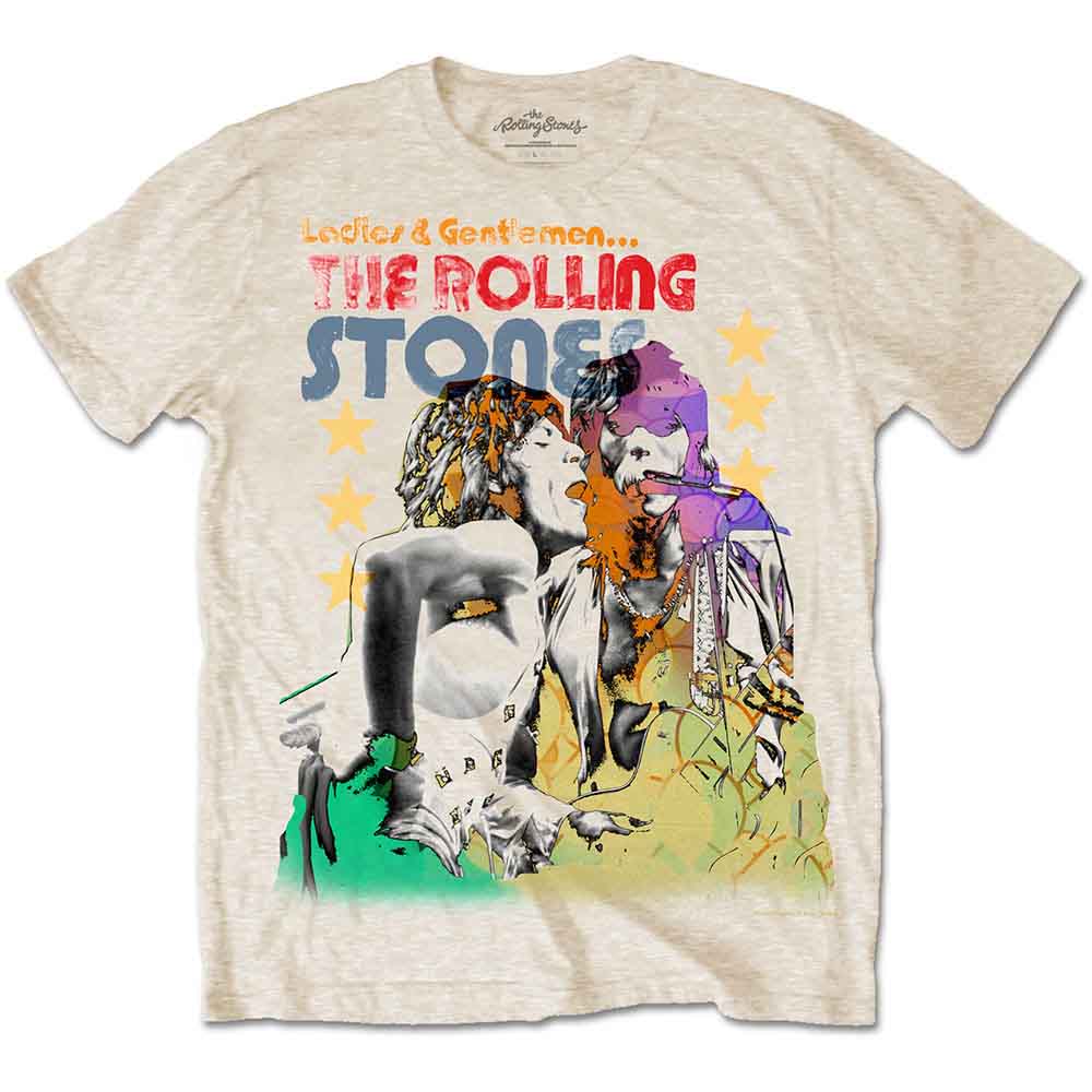 The Rolling Stones Mick & Keith Watercolour Stars [T-Shirt]